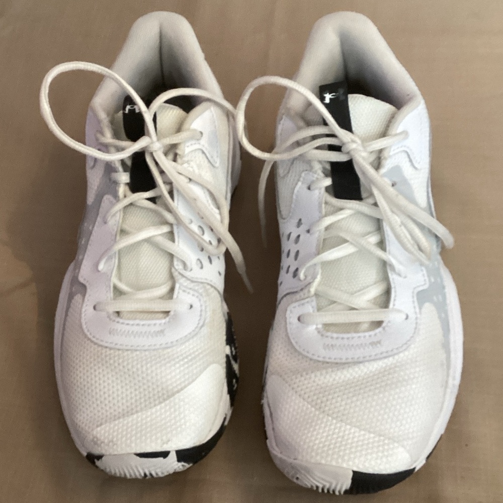 Under Armour White and Black Sneakers